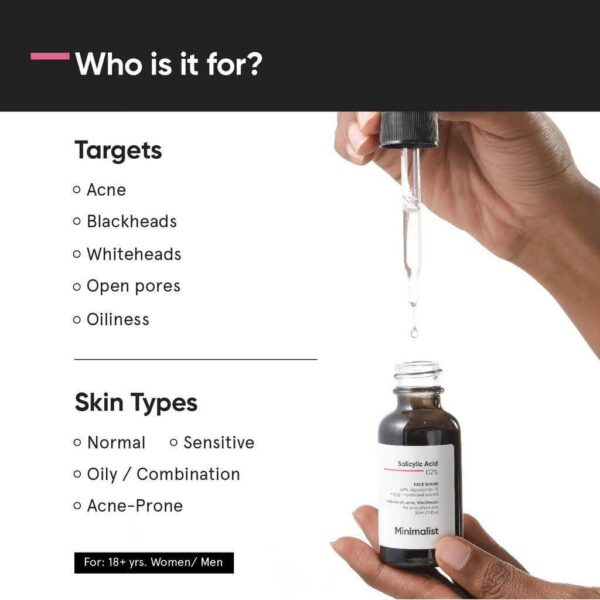 Minimalist Salicylic Acid 2% Face Serum - Image 4