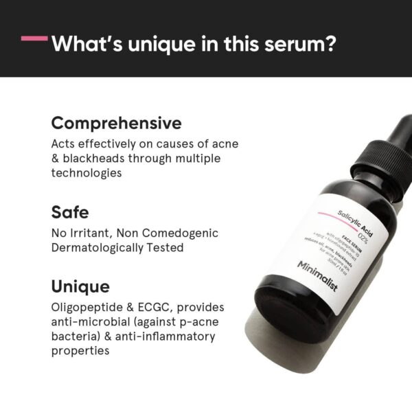 Minimalist Salicylic Acid 2% Face Serum - Image 3
