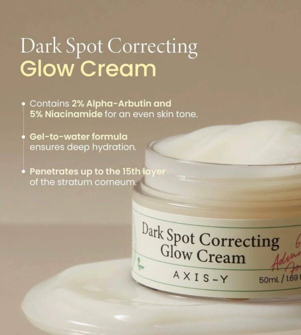 Axis-Y Dark Spot Correcting Glow Cream 50ml - Image 2