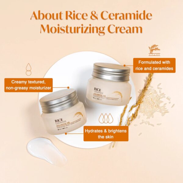 The Face Shop Rice Ceramide Moisture Cream 50ml - Image 2