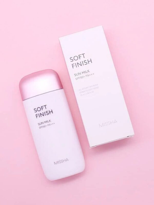 Missha All Around Safe Block Soft Finish Sun Milk SPF50+/PA+++ 70ml - Image 4